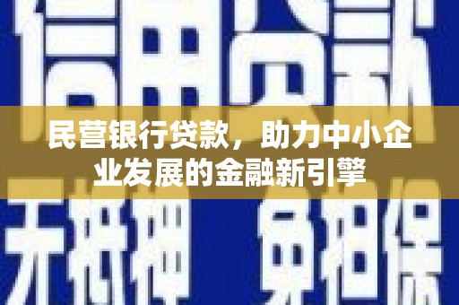 聂拉木民营银行贷款，助力中小企业发展的金融新引擎