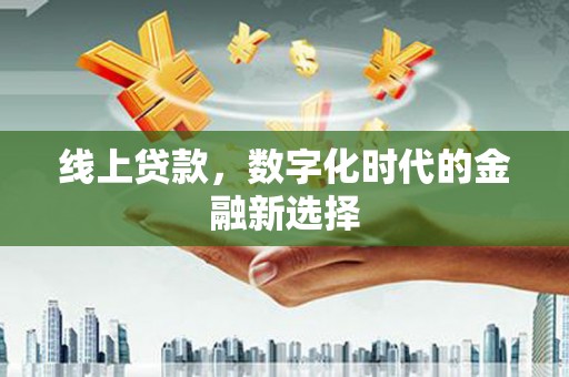 聂拉木线上贷款，数字化时代的金融新选择